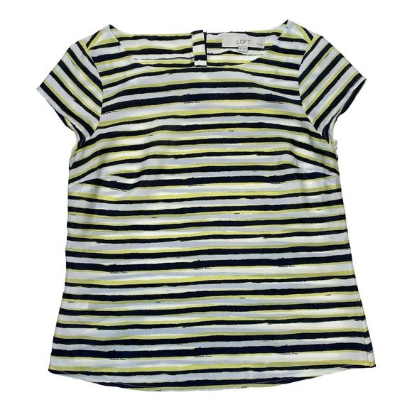 LOFT Tops - Ann Taylor LOFT Striped Blouse XS